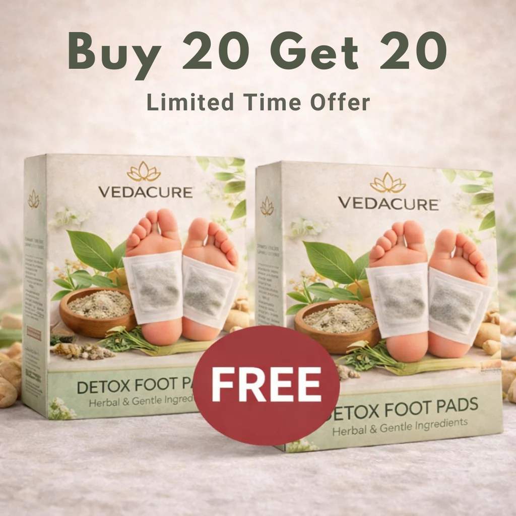 Ayurvedic 100% Herbal & Gentle Ingredient Foot Patches BUY 20 GET 20 FREE