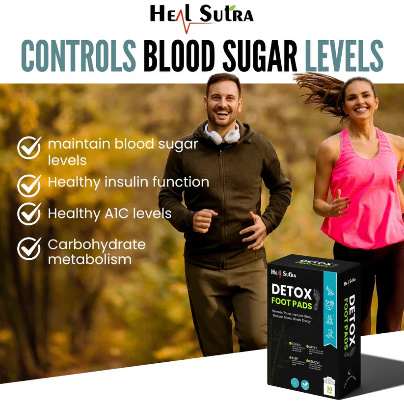 Detox Foot Pads - Best Diabetes & fat Relief Patch For Your Health (1 BOX = 20 PATCHES-BUY 1 GET 3 FREE)