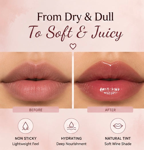 BEBO Home Made Natural Lip Oil (Pack of 5)