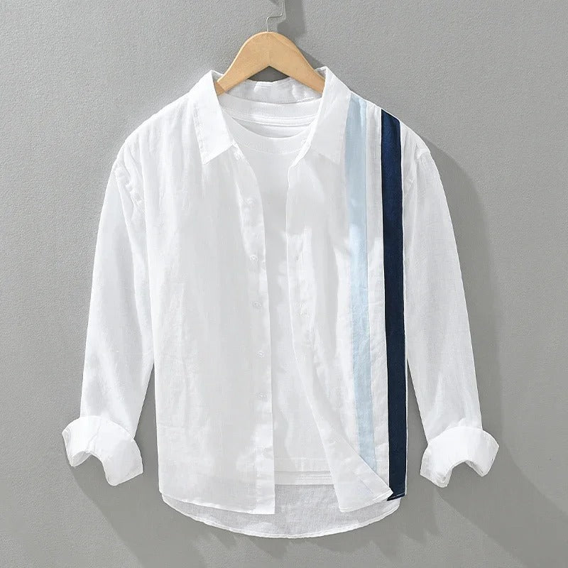 Men's Cotton Multi Striped Shirt (Pack of 2)